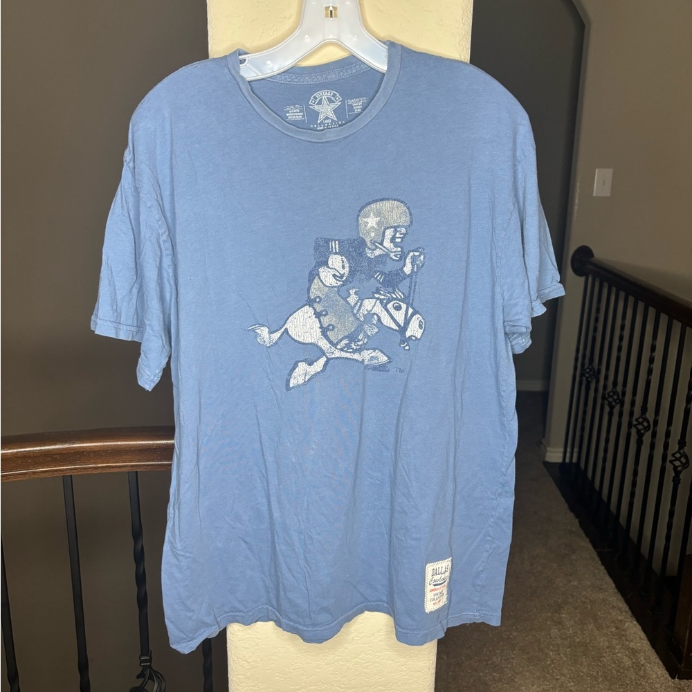 Dallas Cowboys Vintage Collection Graphic T Shirt Size L NFL America Texas
